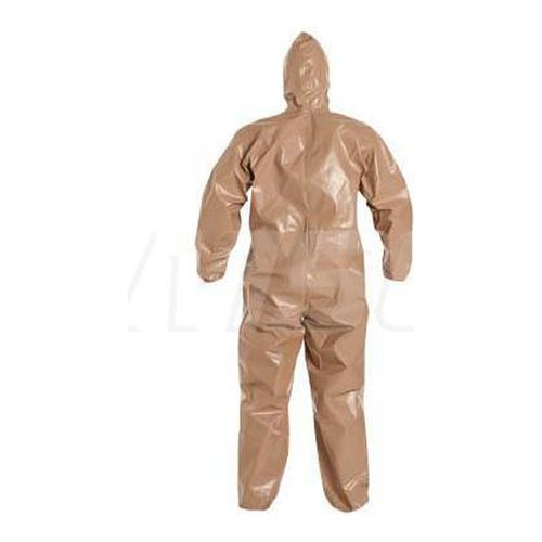 Main product image of Tychem 5000 C3127T Coverall w/ Standard Hood, Elastic Wrists and Ankles, Storm Flap; Adhesive Closure, Tan, 2X-Large (Pack of 6)