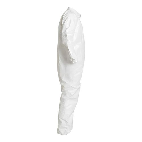 Main product image of Tyvek IsoClean IC181S Disposable Chemical Resistant Coveralls w/ Zipper Closure, White, Medium (Pack of 25)