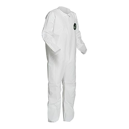 Main product image of ProShield 50 NB120S Coverall w/ Collar, Open Wrists and Ankles, White, 3X-Large (Pack of 25)