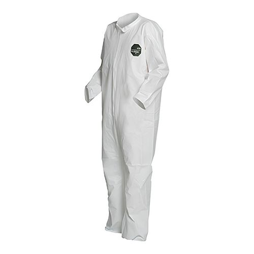 Main product image of ProShield 50 NB120S Coverall w/ Collar, Open Wrists and Ankles, White, 3X-Large (Pack of 25)