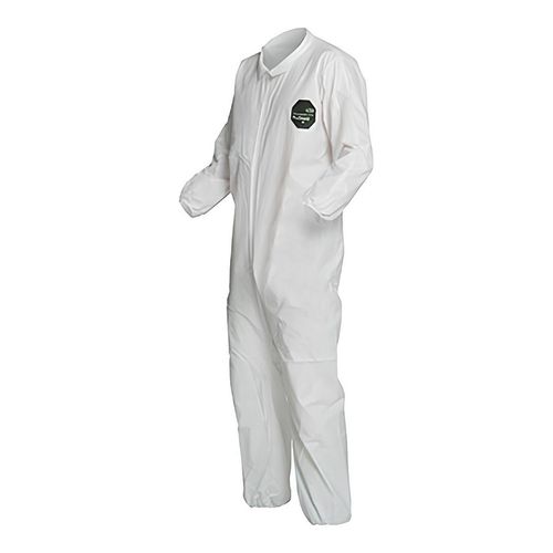 Main product image of ProShield 50 NB125S Coverall w/ Collar, Elastic Wrists and Ankles, White, 2X-Large (Pack of 25)