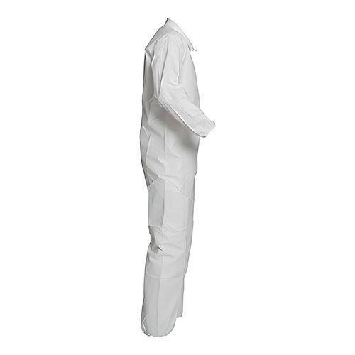 Main product image of ProShield 50 NB125S Coverall w/ Collar, Elastic Wrists and Ankles, White, Medium (Pack of 25)