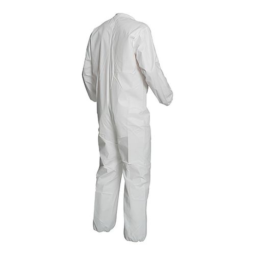 Main product image of ProShield 50 NB125S Coverall w/ Collar, Elastic Wrists and Ankles, White, Medium (Pack of 25)