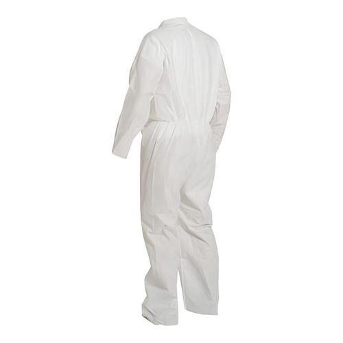 Main product image of ProShield 10 PB120S Coverall w/ Collar, Open Wrists and Ankles, Storm Flap, White, 3X-Large (Pack of 25)