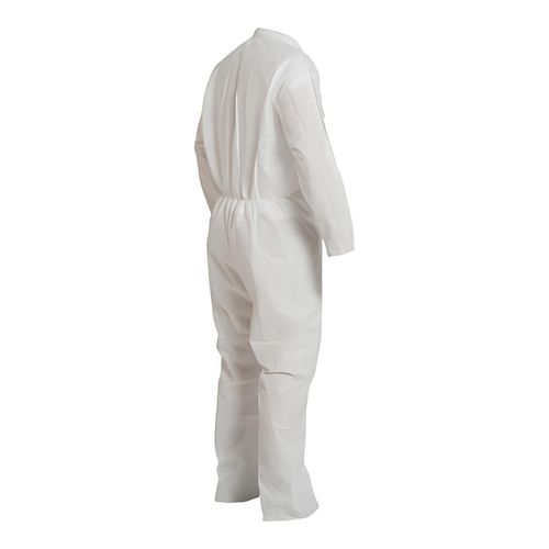 Main product image of ProShield 10 PB120S Coverall w/ Collar, Open Wrists and Ankles, Storm Flap, White, X-Large (Pack of 25)