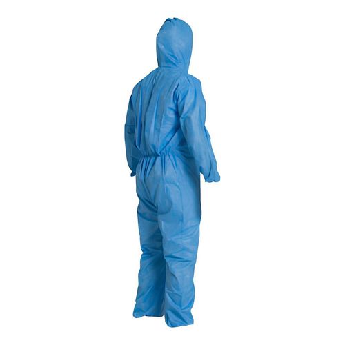 Main product image of ProShield 10 PB127S Coverall w/ Standard Hood, Elastic Wrists and Ankles, Storm Flap, Blue, 2X-Large (Pack of 25)