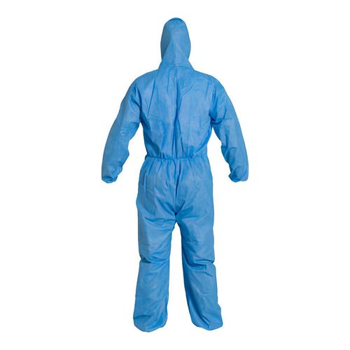 Main product image of ProShield 10 PB127S Coverall w/ Standard Hood, Elastic Wrists and Ankles, Storm Flap, Blue, 2X-Large (Pack of 25)