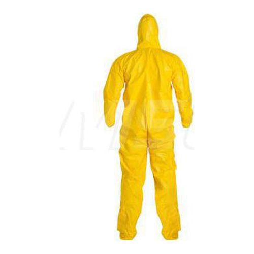 Main product image of Tychem 2000 QC122S Disposable Chemical Resistant Coveralls w/ Zipper Closure, Yellow, Large (Pack of 12)