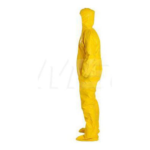 Main product image of Tychem 2000 QC122S Disposable Chemical Resistant Coveralls w/ Zipper Closure, Yellow, X-Large (Pack of 12)