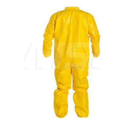 Main product image of Tychem 2000 QC125S Coverall w/ Collar, Elastic Wrists and Ankles, Storm Flap, Yellow, 3X-Large (Pack of 12)