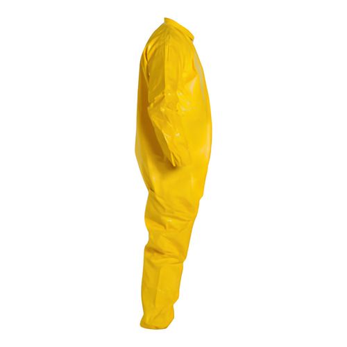 Main product image of Tychem 2000 QC125S Coverall w/ Collar, Elastic Wrists and Ankles, Storm Flap, Yellow, 4X-Large (Pack of 12)