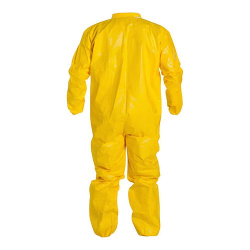 Main product image of Tychem 2000 QC125S Coverall w/ Collar, Elastic Wrists and Ankles, Storm Flap, Yellow, 4X-Large (Pack of 12)