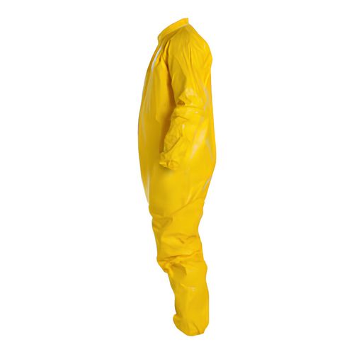 Main product image of Tychem 2000 QC125S Coverall w/ Collar, Elastic Wrists and Ankles, Storm Flap, Yellow, 4X-Large (Pack of 12)