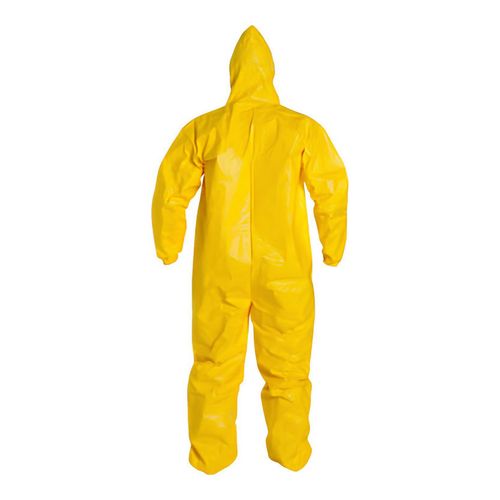 Main product image of Tychem 2000 QC127S Disposable Chemical Resistant Coveralls w/ Zipper Closure, Yellow, Large (Pack of 12)