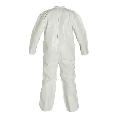Main product image of Tychem 4000 SL120B Disposable Chemical Resistant Coveralls w/ Zipper Closure & Stormflaps, White, 2X-Large (Pack of 12)