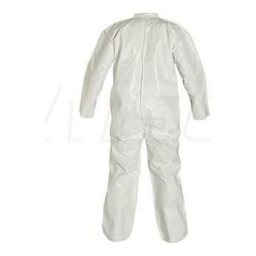 Main product image of Tychem 4000 SL120B Disposable Chemical Resistant Coveralls w/ Zipper Closure & Stormflaps, White, Medium (Pack of 12)