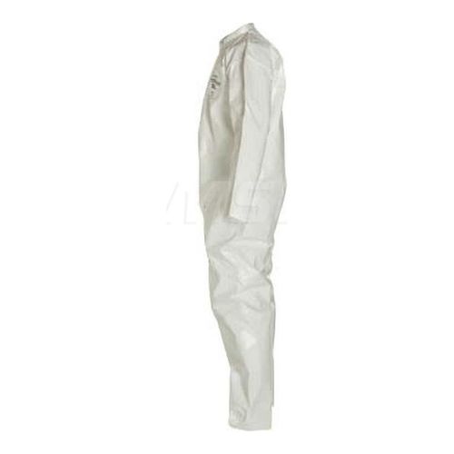 Main product image of Tychem 4000 SL120B Disposable Chemical Resistant Coveralls w/ Zipper Closure & Stormflaps, White, Medium (Pack of 12)