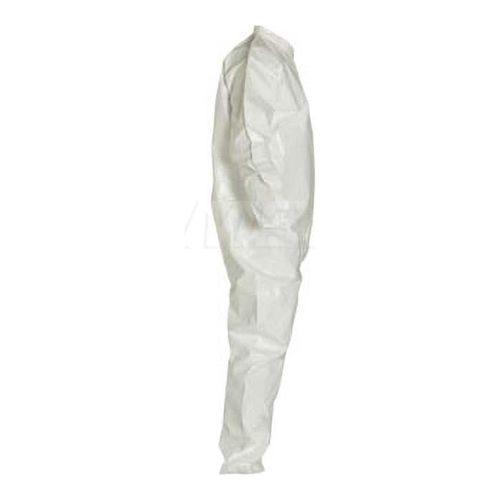 Main product image of Tychem 4000 SL125B Coverall w/ Collar, Elastic Wrists and Ankles, Storm Flap; Adhesive Closure, White, X-Large (Pack of 12)