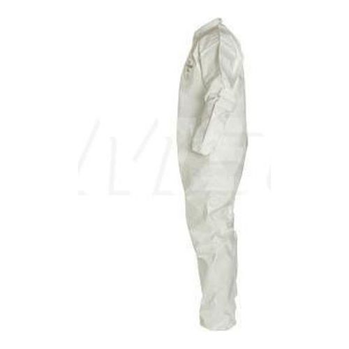 Main product image of Tychem 4000 SL125B Coverall w/ Collar, Elastic Wrists and Ankles, Storm Flap; Adhesive Closure, White, X-Large (Pack of 12)