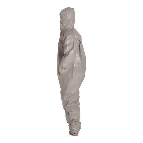 Main product image of Tychem 6000 TF145T Disposable Chemical Resistant Coveralls w/ Zipper Closure, Gray, 2X-Large (Pack of 6)