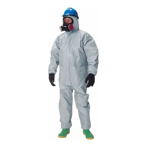 Main product image of Tychem 6000 TF145T Disposable Chemical Resistant Coveralls, Gray, Medium (Pack of 6)