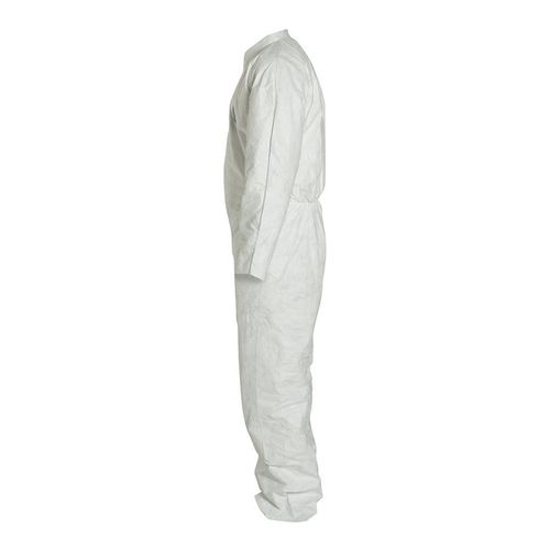 Main product image of Tyvek 400 TY120S Disposable Chemical Resistant Coveralls w/ Zipper Closure, White, 3X-Large (Pack of 25)