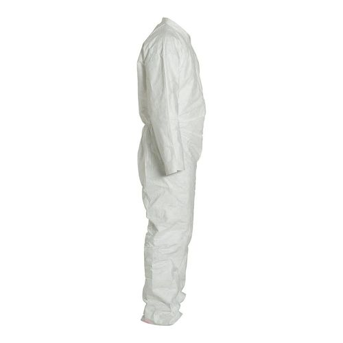 Main product image of Tyvek 400 TY120S Disposable Chemical Resistant Coveralls w/ Zipper Closure, White, 3X-Large (Pack of 25)