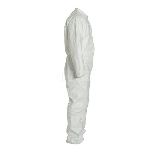Main product image of Tyvek 400 TY120S Disposable Chemical Resistant Coveralls w/ Zipper Closure, White, 5X-Large (Pack of 25)