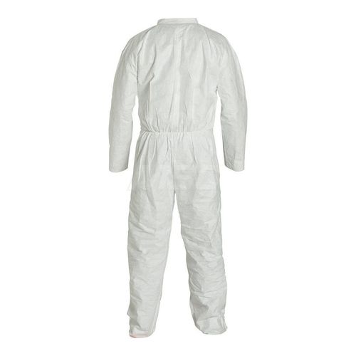 Main product image of Tyvek 400 TY120S Disposable Chemical Resistant Coveralls w/ Zipper Closure, White, 5X-Large (Pack of 25)