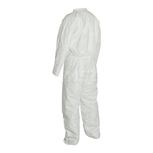 Main product image of Tyvek 400 TY120S Disposable Chemical Resistant Coveralls w/ Zipper Closure, White, 5X-Large (Pack of 25)