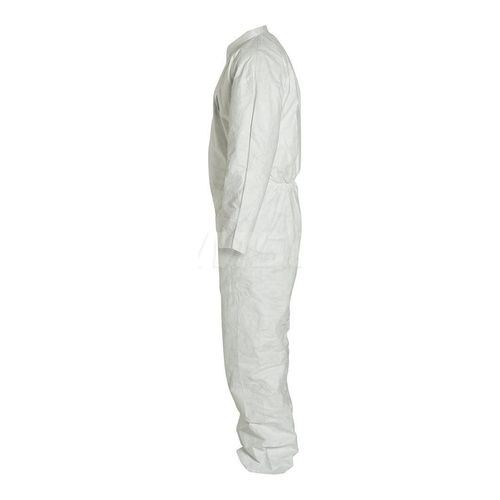 Main product image of Tyvek 400 TY120S Disposable Chemical Resistant Coveralls w/ Zipper Closure, White, 5X-Large (Pack of 25)