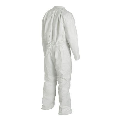 Main product image of Tyvek 400 TY120S Disposable Chemical Resistant Coveralls w/ Zipper Closure, White, Medium (Pack of 25) - NAFTA Sourced