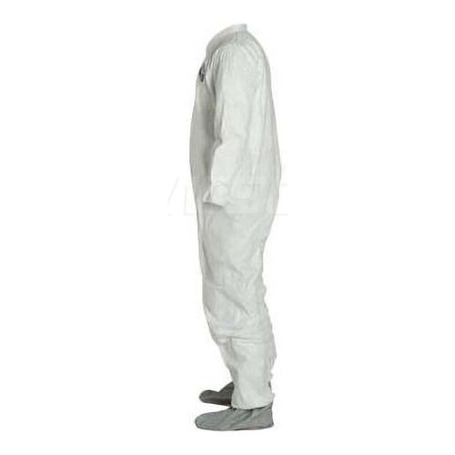 Main product image of Tyvek 400 TY121S Coverall w/ Collar, Elastic Wrists, Attached Skid-Resistant Boots, White, X-Large (Pack of 25)