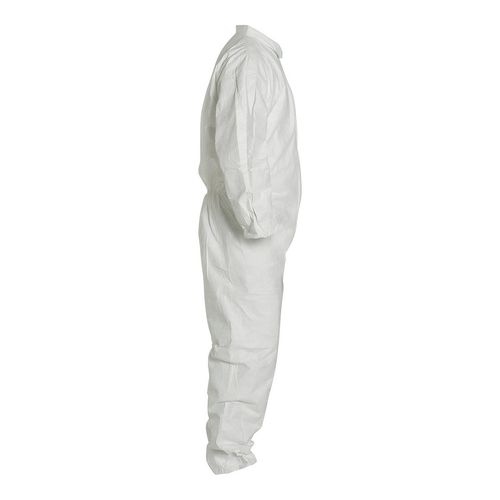 Main product image of Tyvek 400 TY125S Disposable Chemical Resistant Coveralls w/ Zipper Closure, White, 6X-Large (Pack of 25)