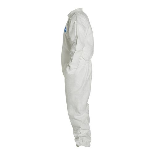 Main product image of Tyvek 400 TY125S Disposable Chemical Resistant Coveralls w/ Zipper Closure, White, 6X-Large (Pack of 25)