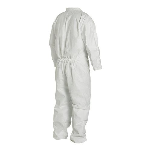 Main product image of Tyvek 400 TY125S Disposable Chemical Resistant Coveralls w/ Storm Flap & Zipper, White, 7X-Large (Pack of 25)