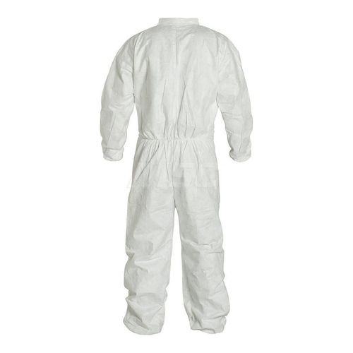 Main product image of Tyvek 400 TY125S Disposable Chemical Resistant Coveralls w/ Zipper Closure, White, X-Large (Pack of 25)