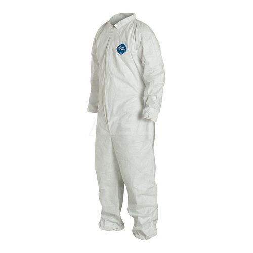 Main product image of Tyvek 400 TY125S Disposable Chemical Resistant Coveralls w/ Zipper Closure, White, X-Large (Pack of 25)