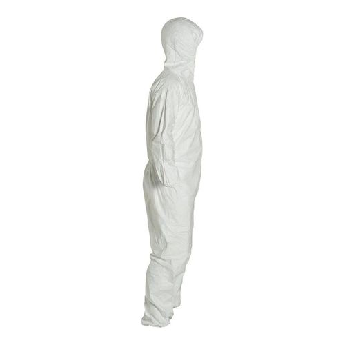 Main product image of Tyvek 500 HV TY127S Disposable Chemical Resistant Coveralls w/ Zipper Closure, White, 2X-Large (Pack of 25)