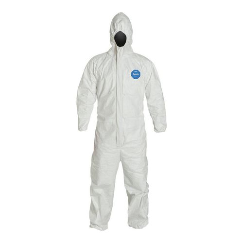 Main product image of Tyvek 400 TY127S Disposable Chemical Resistant Coveralls w/ Zipper Closure, White, 3X-Large (Pack of 25)