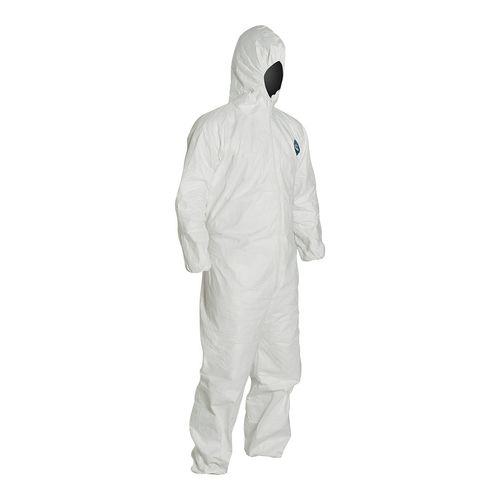 Main product image of Tyvek 400 TY127S Disposable Chemical Resistant Coveralls w/ Zipper Closure, White, 3X-Large (Pack of 25)