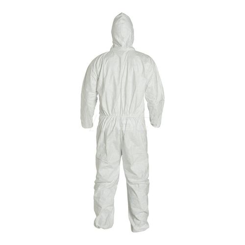 Main product image of Tyvek 400 TY127S Disposable Chemical Resistant Coveralls w/ Zipper Closure, White, X-Large (Pack of 25)