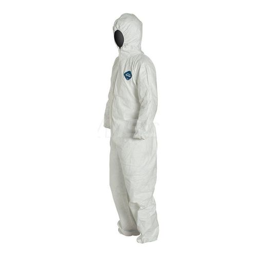 Main product image of Tyvek 400 TY127S Disposable Chemical Resistant Coveralls w/ Zipper Closure, White, X-Large (Pack of 25)