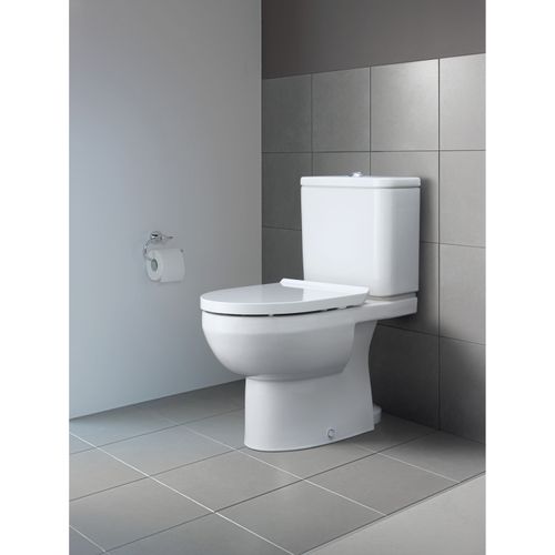 Seat And Cover Durastyle Basic Whit Hinges Ss W/o Soft Closure