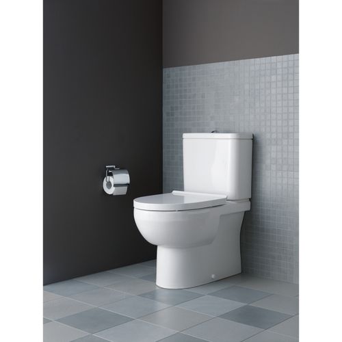 Seat And Cover Durastyle Basic Whit Hinges Ss W/o Soft Closure
