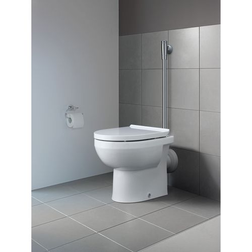 Seat And Cover Durastyle Basic Whit Hinges Ss W/o Soft Closure