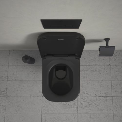 Duravit Happy D.2 closetzitting met softclose mat antraciet