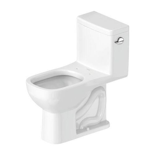 Main product image of One-Piece Toilet D-Code Elongated, Right Side Lever, Flushing Rim, High Gloss (White), 0113010082
