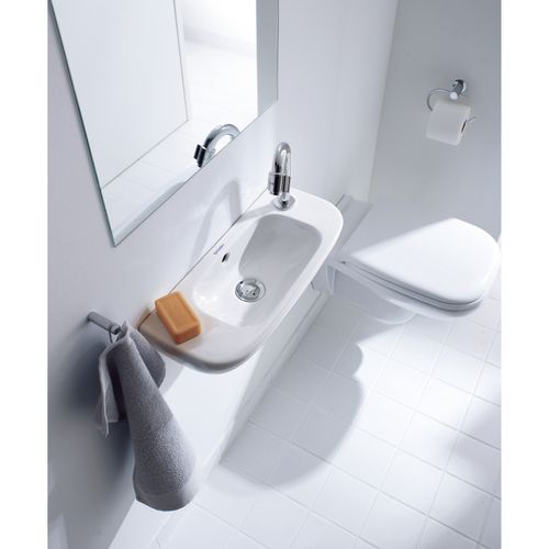 Main product image of D-code 19-5/8" x 8-5/8" Bathroom Sink, Right Side Faucet (White)