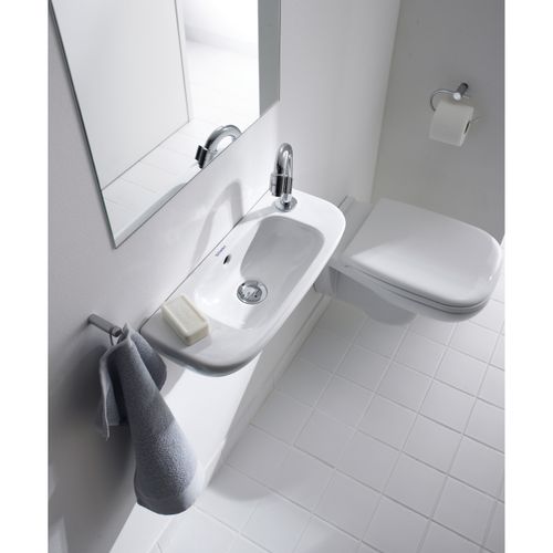 Main product image of D-code 19-5/8" x 8-5/8" Bathroom Sink, Right Side Faucet (White)